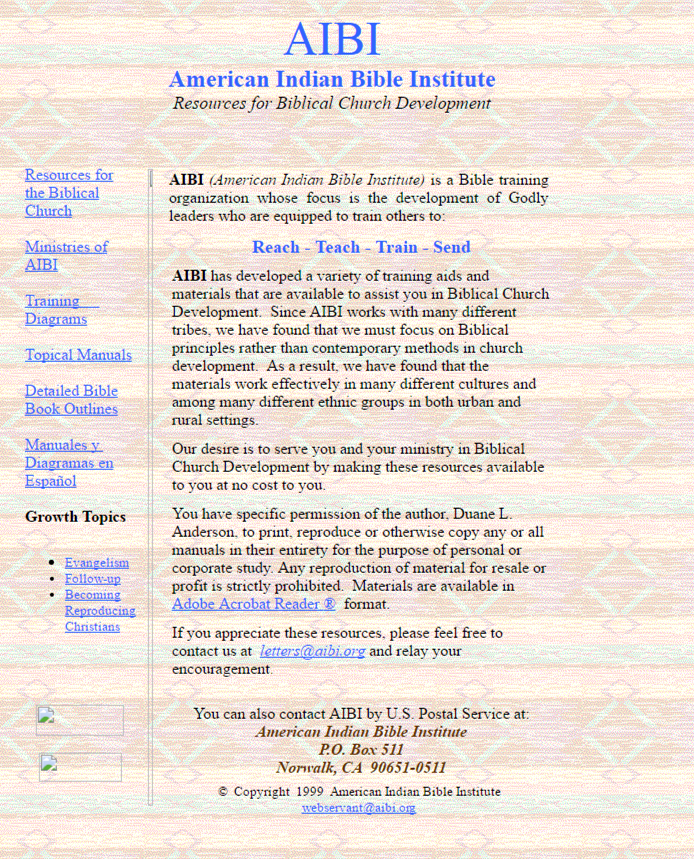 AIBI Original Website