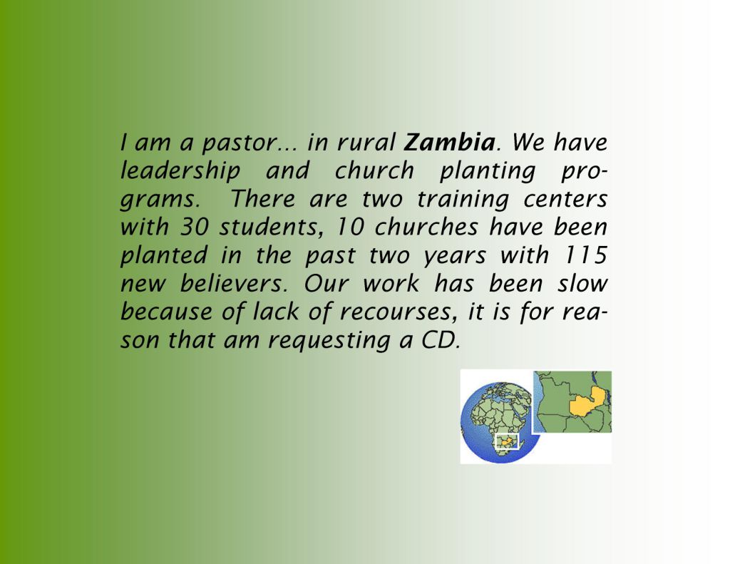 Website Contact - Zambia