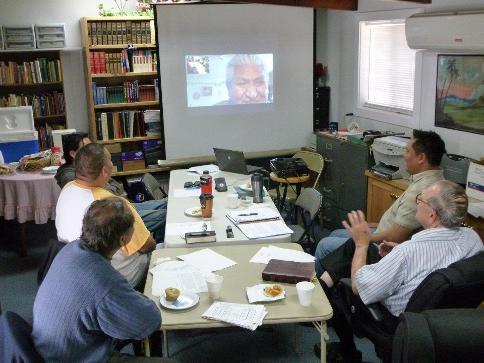 AIBI Board with Staff member Bevan on video call